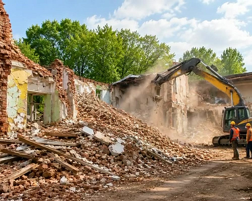 🏗 Продолжаем работу по сносу аварийного жилья В 2025 году на территории округа было снесено 12 расселенных многоквартирных домов. В 2026 году уже демонтированы: ☑️ г. Пушкино, ул. Л. Толстого, д. 1…