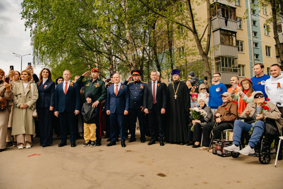 Поздравление ветерана ВОВ Карпича Б.А