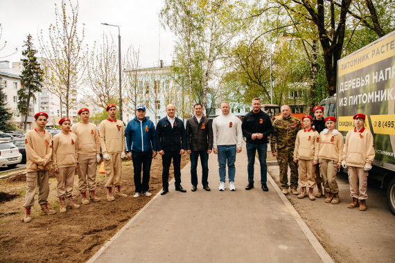 Международная акция «Сад памяти» прошла в округе Пушкинский